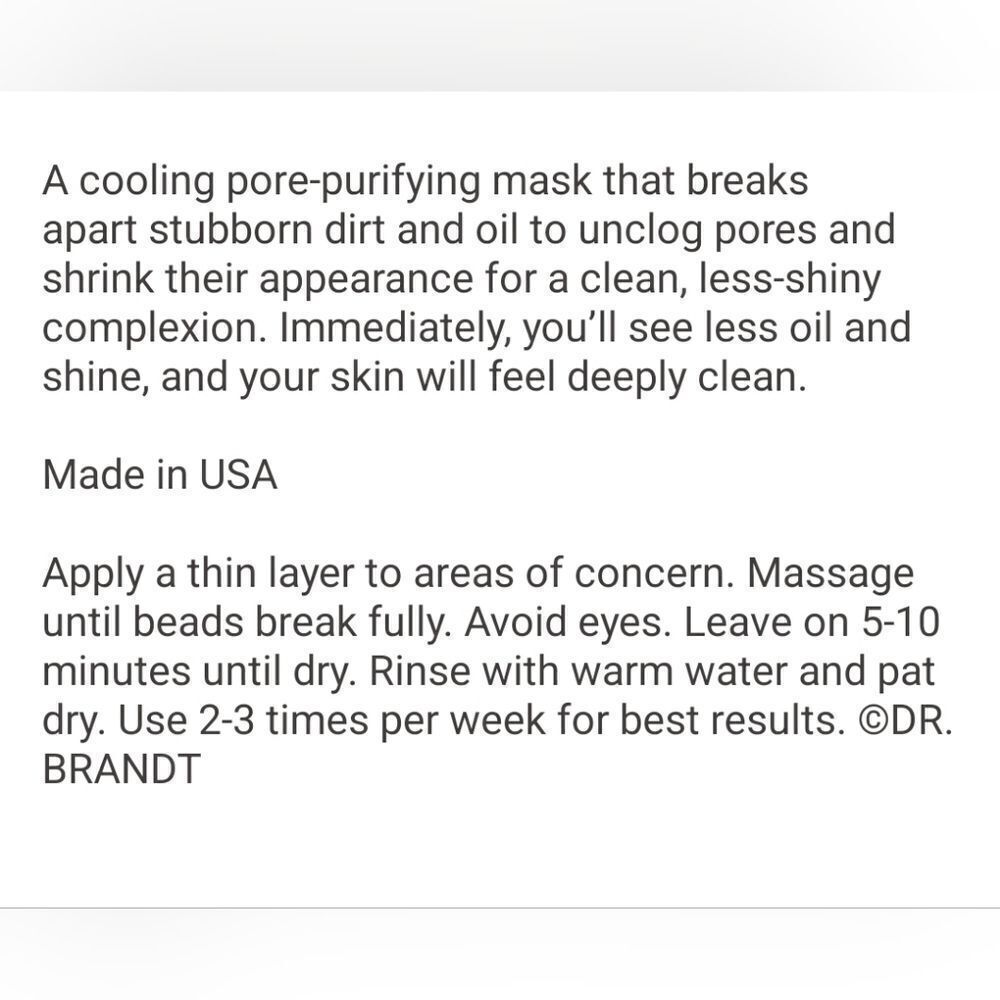 Dr.Brandt Vacuum Cleaner Pore Purifying Mask - Picture 6 of 11